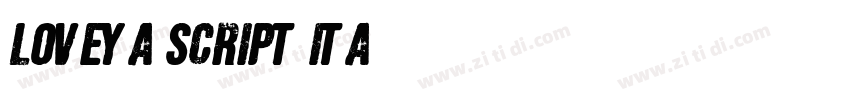 loveya Script Ita字体转换